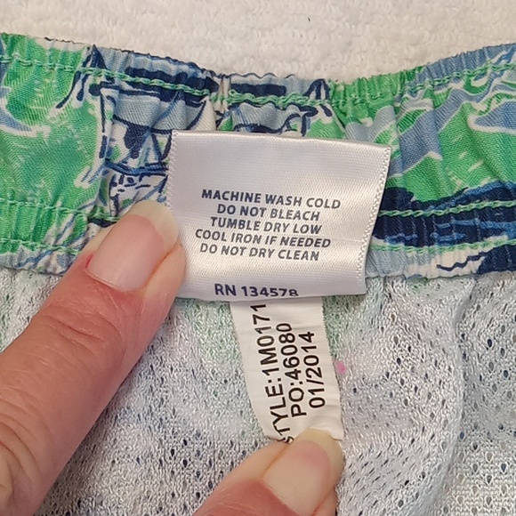 Vineyard Vines green navy fishboats size men M with elastic waist & drawstring - Picture 3 of 8